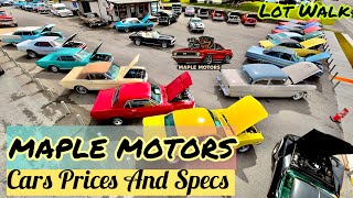 Classic American Muscle Cars 6/15/26 Maple Motors Lot Walk Update Oldschool Hotrod Dealer USA Deals