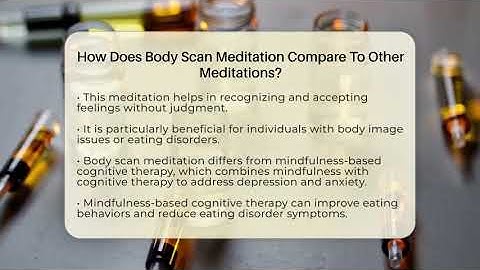 How Does Body Scan Meditation Compare To Other Meditations? - Inside Body Image