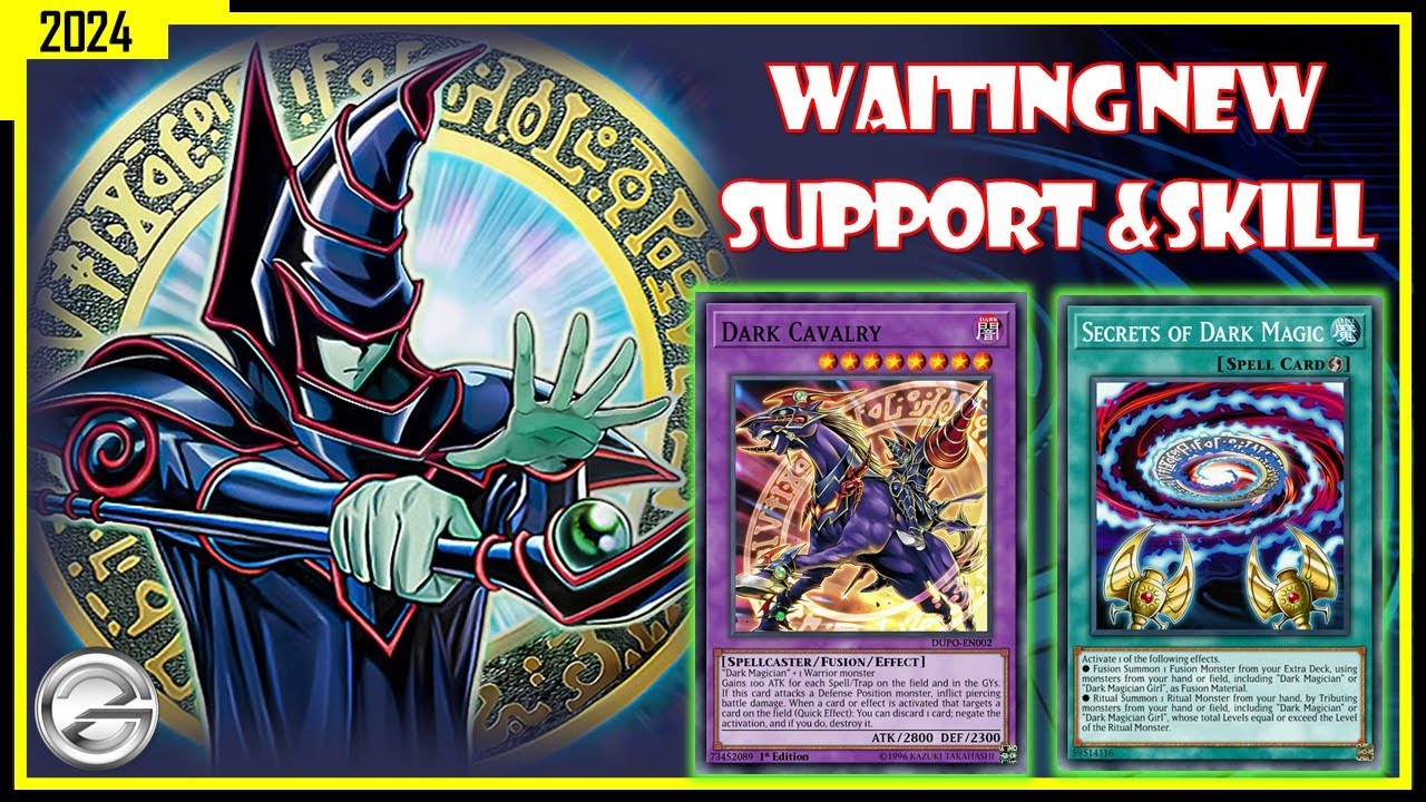 DARK MAGICIAN DECK WAITING NEW SUPPORT AND SKILL GAMEPLAY JANUARY 2024