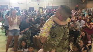 Surprise Homecoming at Collierville Elementary School