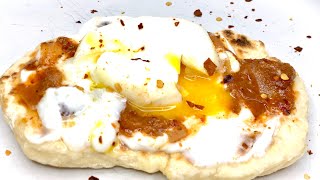 Jamie’s 5 Ingredients, Egg & Mango Chutney Flatbread