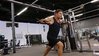 Standing Cable Chest Press