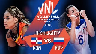 DOM vs. RUS - Highlights Week 3 | Women's VNL 2021