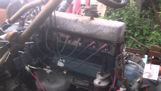 Unimog 404 M180 engine running