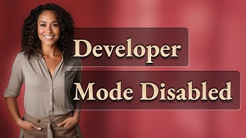 Why Is Developer Mode Disabled on Samsung Smart TVs?