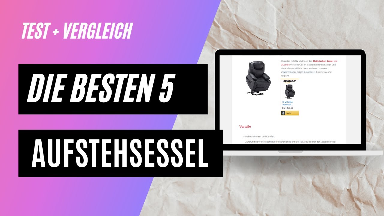 Test + Vergleich: Die 5 besten Sessel für Senioren mit Aufstehhilfe