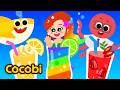 Rainbow Juice for Mermaid Princess🍹 | Songs for Kids | Cocobi