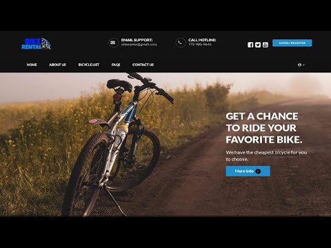 🌐Bike Rental Website (Free Website Source Code)