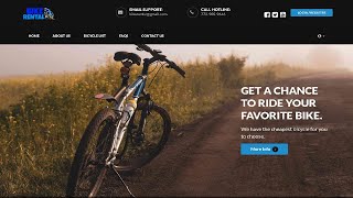 🌐Bike Rental Website (Free Website Source Code)