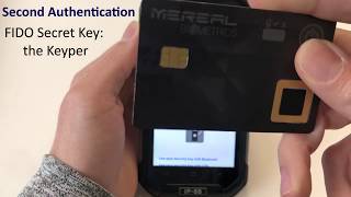 MeReal Biometrics - Strong Authentication on Android with our Biometric Smartcard and FIDO in NFC screenshot 4