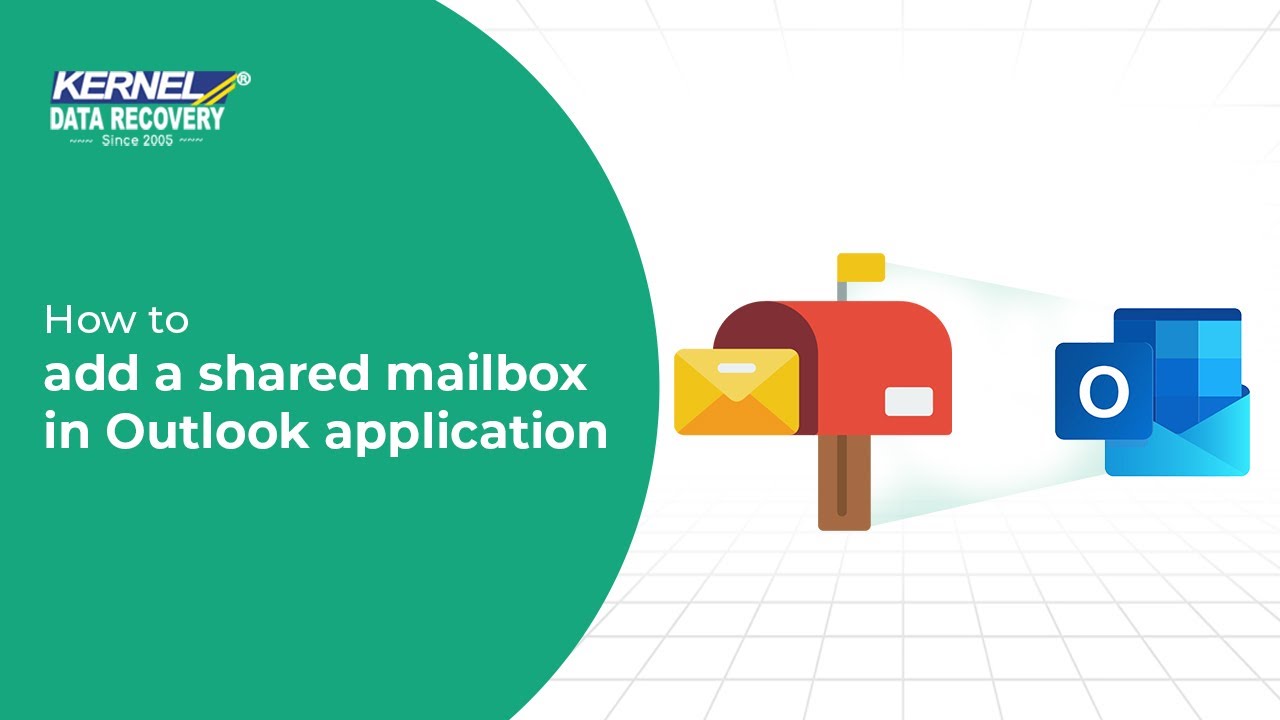 How to add a shared mailbox in Outlook application - YouTube