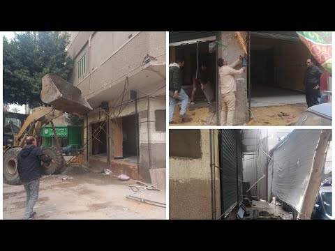 قلبو الشقق محلات ضبط وإزالة محلات مخالفه لتحويلها من سكني لتجاري بترعه عبد العال ببولاق الدكرور