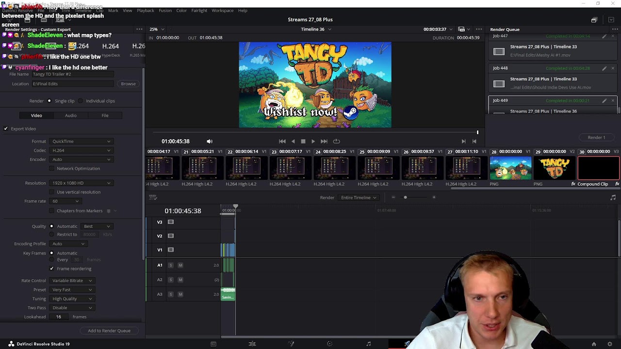 C++ Game NEW DEMO Page & Trailer in Davinci