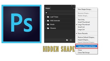 Legacy Custom Shapes in Photoshop 2020    #blbaloch