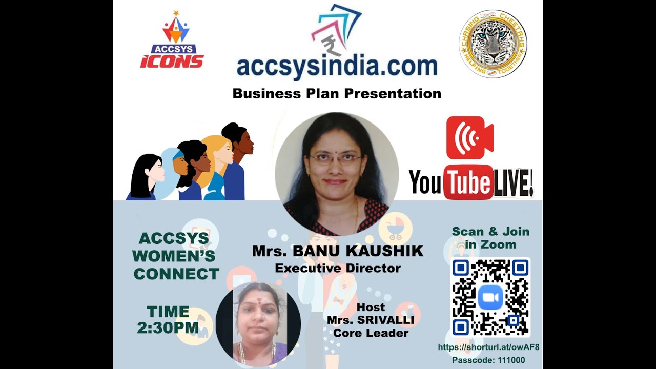 Accsys India Women's Connect 02/09/2022 - By Banu Kaushik ED and Srivalli CL 