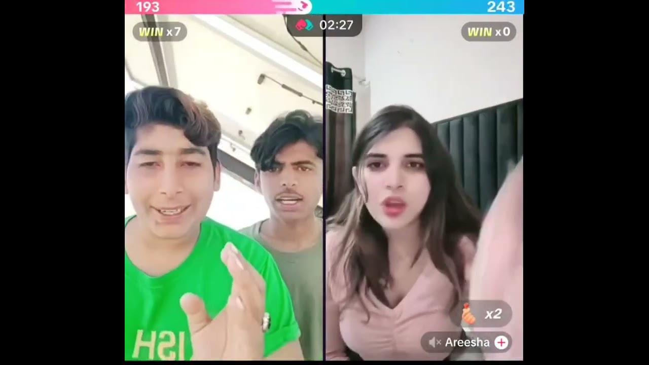 Ahad Vs Areesha today TikTok live match Hera Pheri Memes 