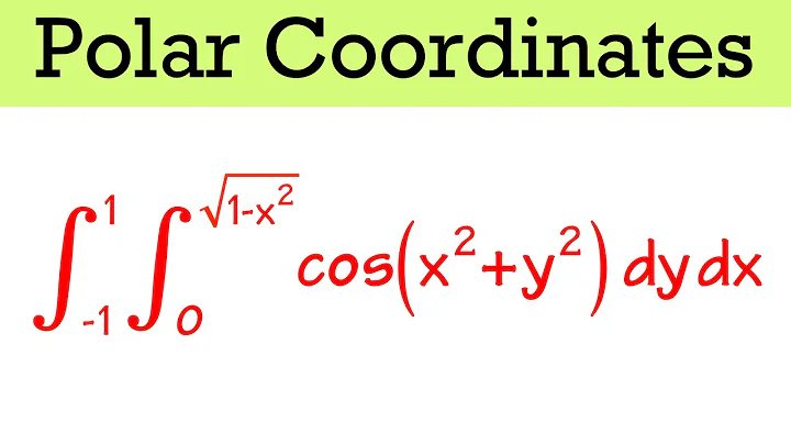 How to evaluate a double integral by using polar coordinates