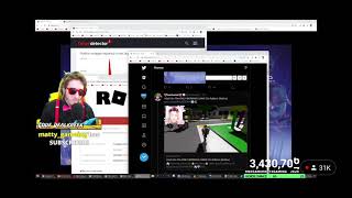 Kreekcraft reacting to iamsanna on twitter