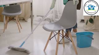 Woman Mopping Floor Underneath Chairs In 211 Whippoorwill Dr, Louisville, Ky 40222, Usa