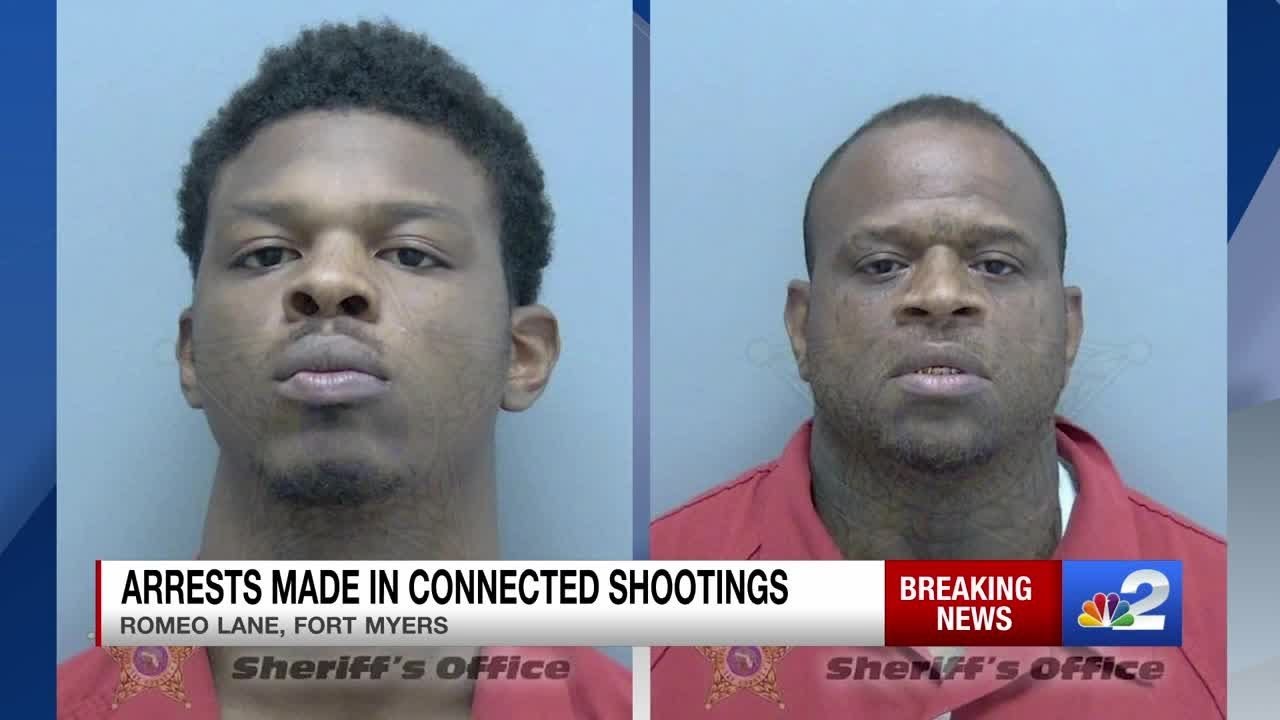 2 men arrested in connection with multiple shootings in Fort Myers ...