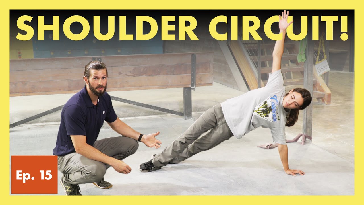 Great Shoulder Workout for Climbers Strong Shoulders Pt. 4 YouTube