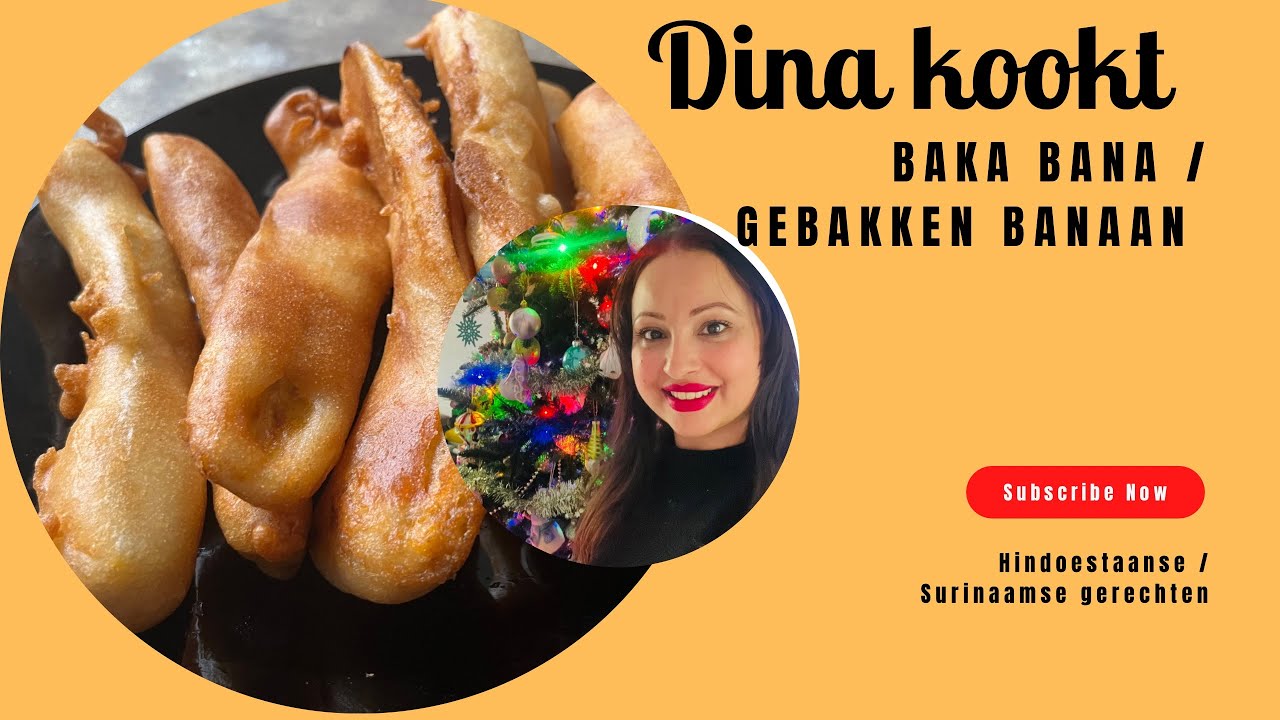 Baka Bana - Gebakken Banaan / Fried Banana 😋 - Youtube