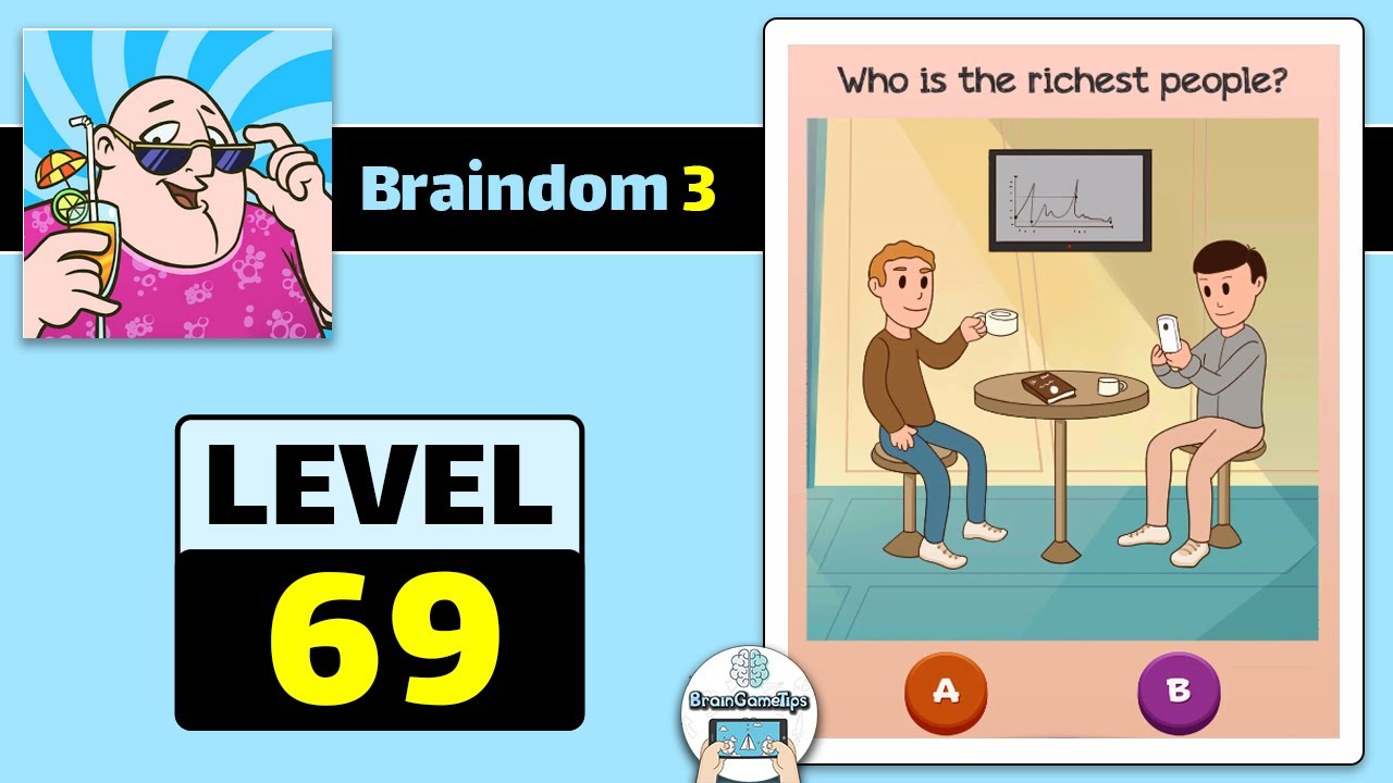 Braindom 3: Smart, Brain Games - Level 69 Answer
