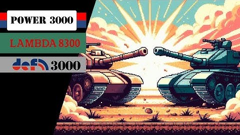 Tanks (Tankvogn) two player for Z80 Clone CPU NEC D780C - Lambda 8300