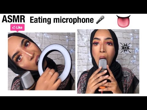 ASMR weird mouth sounds ( biting microphone 🎤👅)