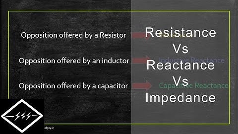 Resistance Vs Reactance Vs Impedance | Explained | TheElectricalGuy