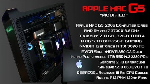 Apple MAC G5 Basic CaseMod.