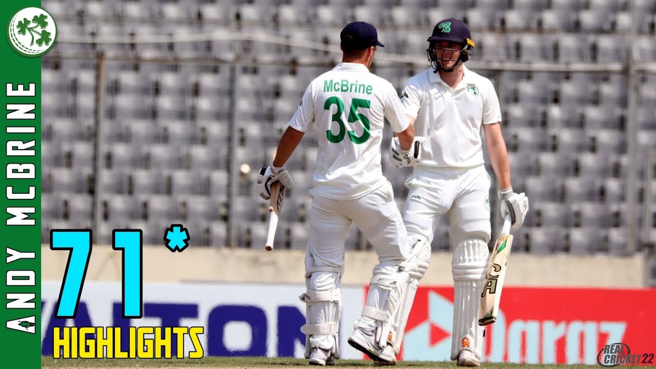 Andy McBrine Batting Highlights | Bangladesh V Ireland | 