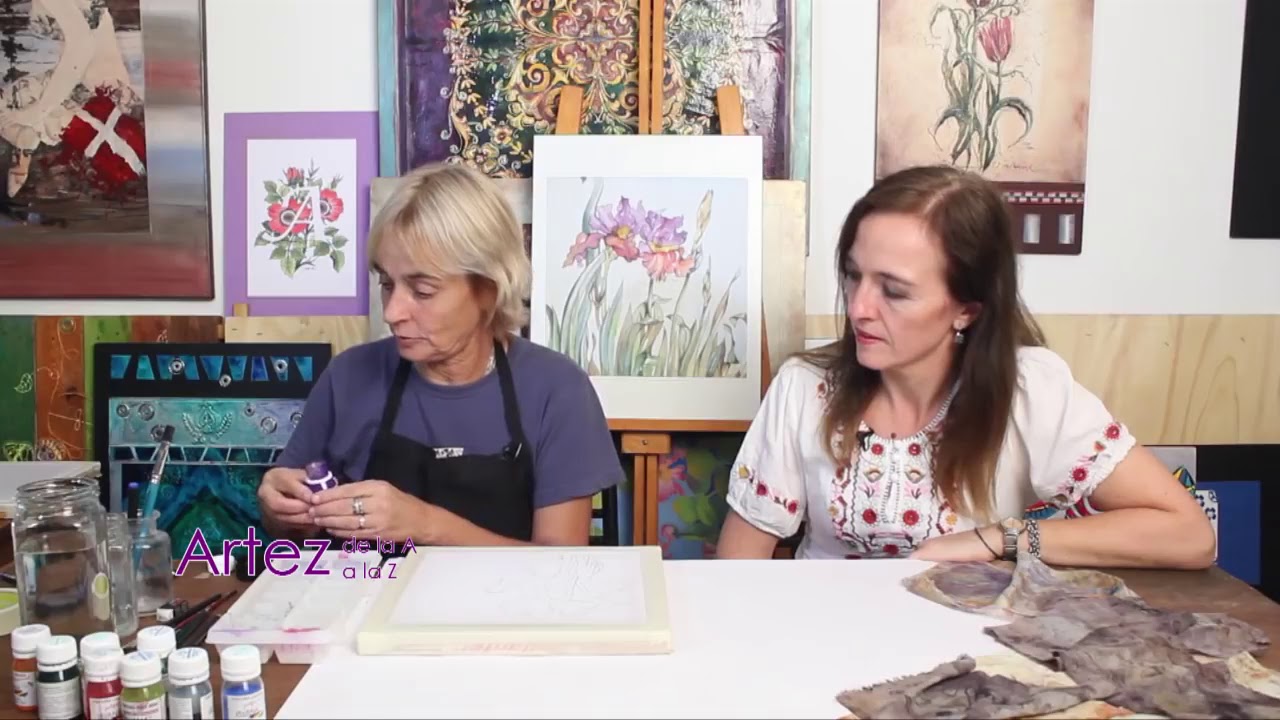 Aprende a dibujar y pintar con javana sobre seda  Conny Mellien - PLANTEC SA