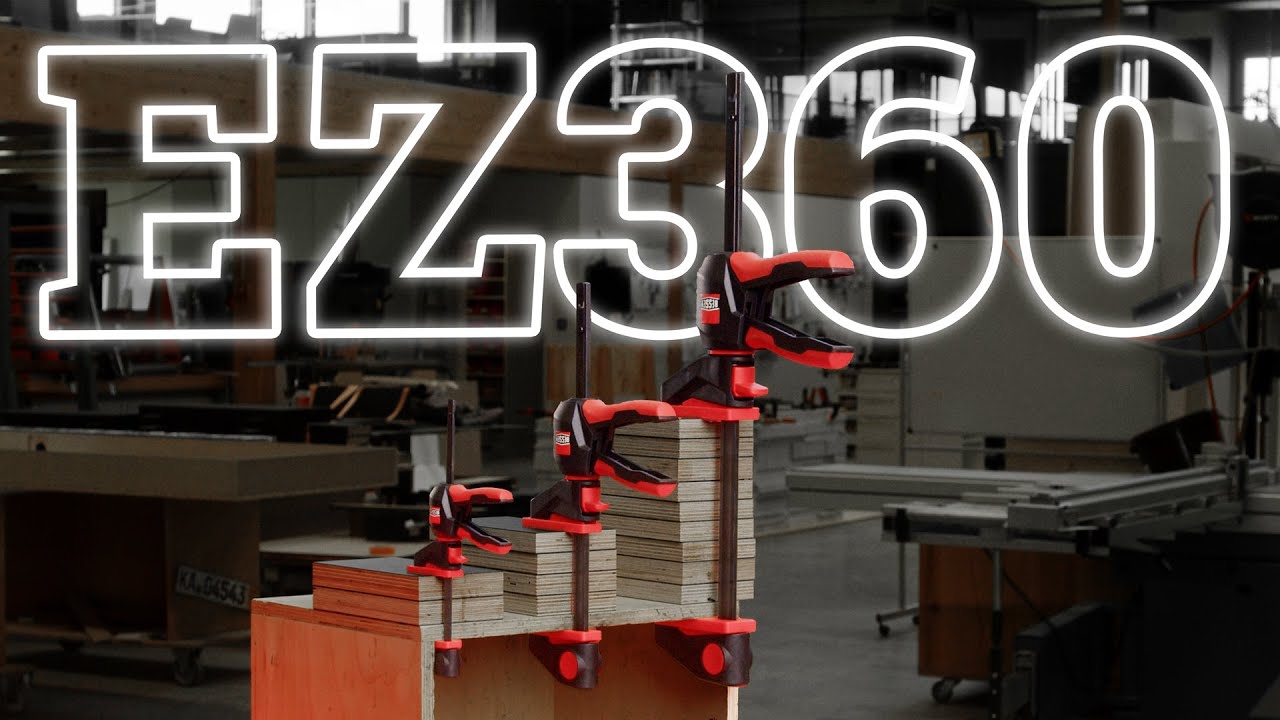 Bessey EZ360-SET Lot De 2 Serre-joints Monomanuels Avec Poignée Rotative 360° - Ouverture 300mm