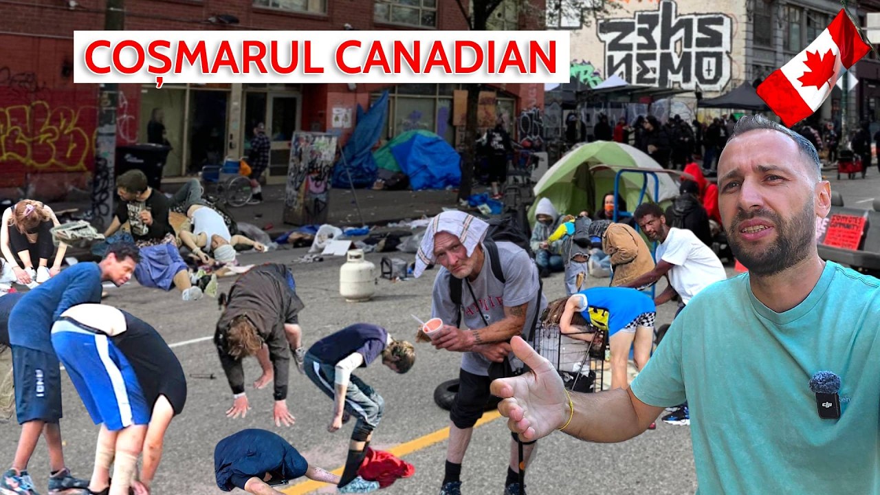 CANADA pe care NU vor să o vezi | Străzi pline de OAMENI zombificați și DROGURI la vedere