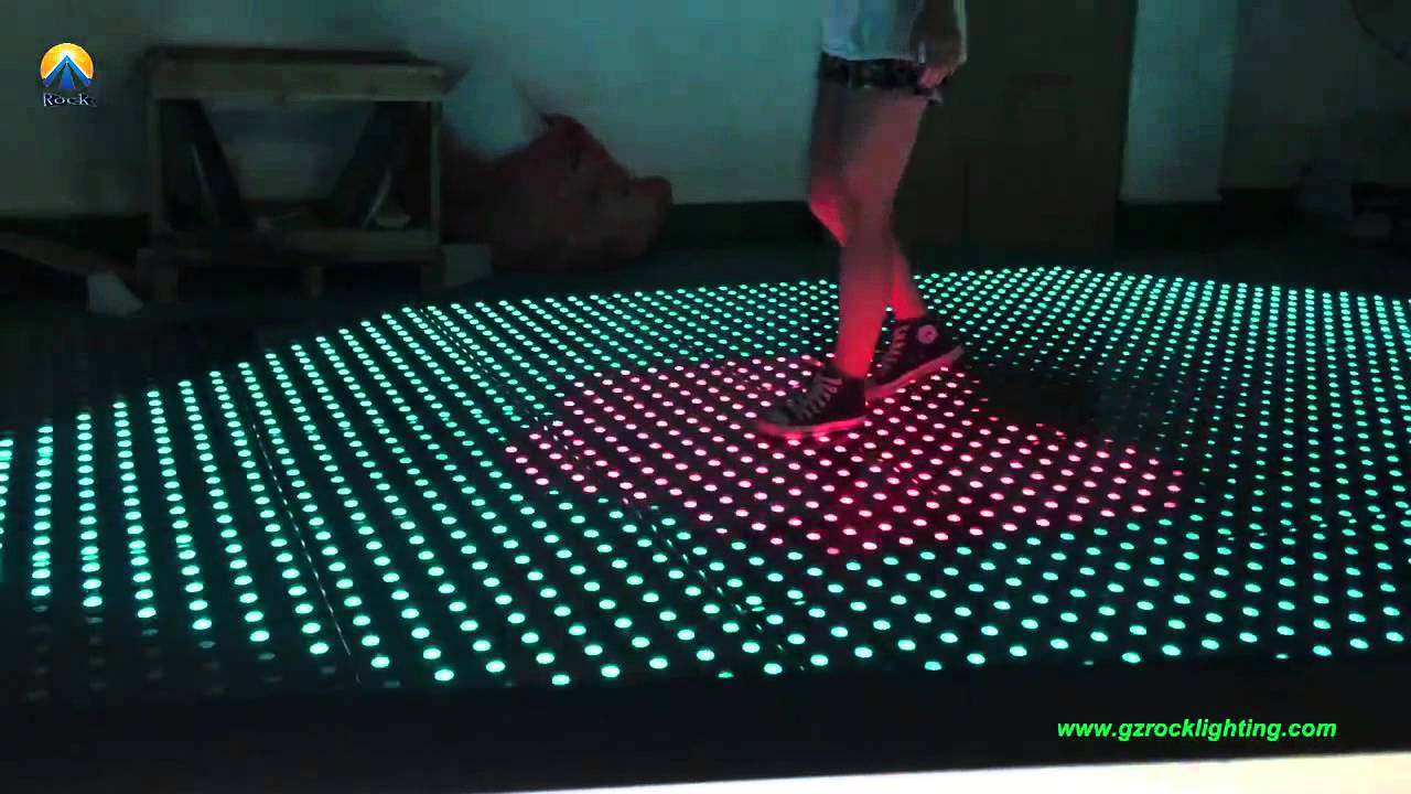 Interactive LED dance floor sense dance floor perfect for party event