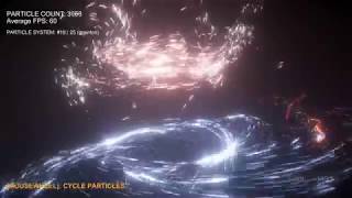 Unity VFX - XP Titles, Particle-Based Backgrounds (4k Demo)
