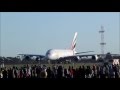 A380 Departs Christchurch Airport 31 Oct 2016