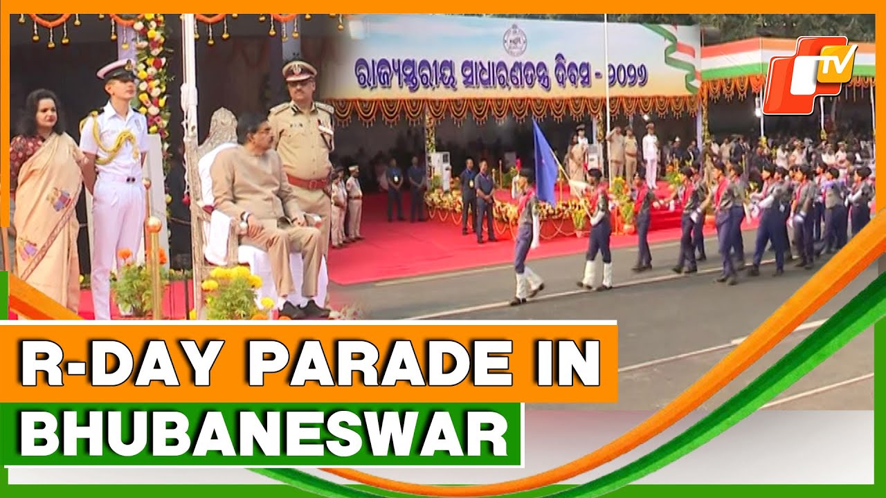 Republic Day Parade Held In Bhubaneswar