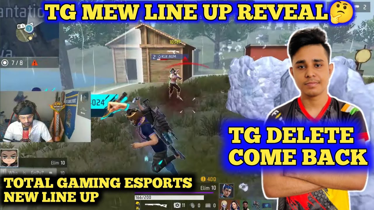 TOTAL GAMING NEW LINE UP REVEAL 🤔| TG DELETE COME BACK | TOTAL GAMING ...