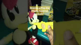 Pt.1 Of Making A Ray The Flying Squirrel Plushbased On Accessory Innovations Mighty The Armadillo