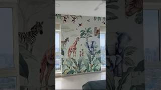 Cute Wallpapers for your kid’s room #wallpaper #roomdecor #transition #kidsroom #foresttherapy #cute