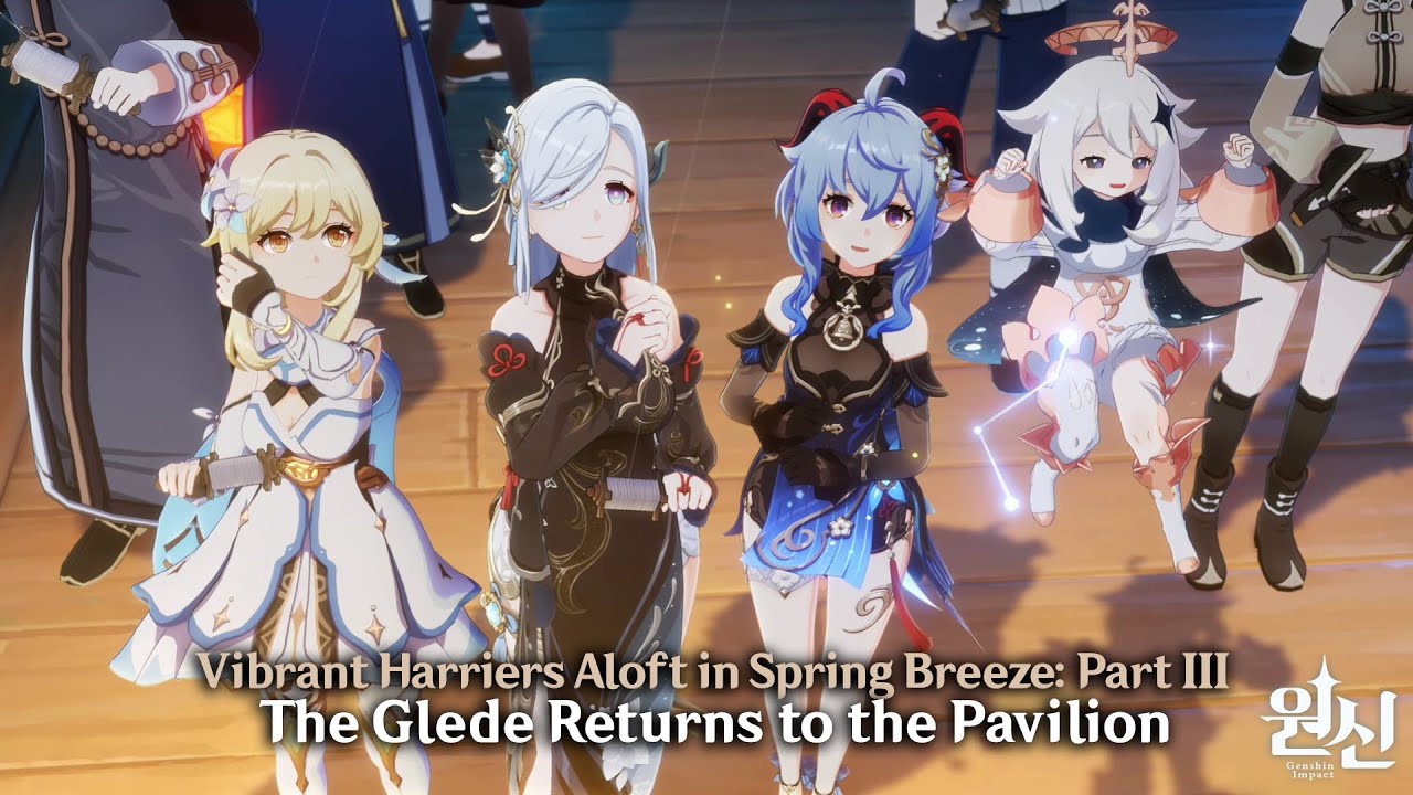 Aloft Spring Unit Genshin Impact - Vibrant Harriers Aloft in Spring Breeze (Event ...