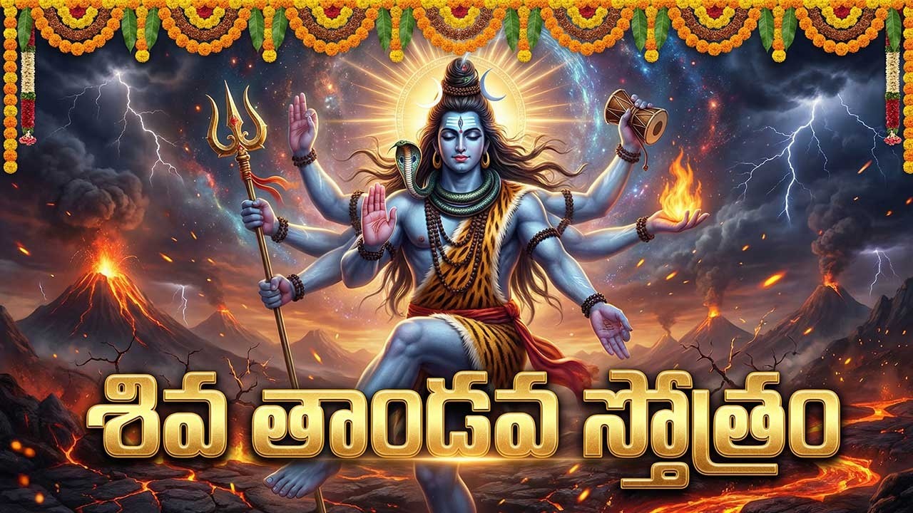 Shiva Thandava Stotram In Telugu With Lyrics | Shiva Devotional Songs | శివ తాండవ స్తోత్రం