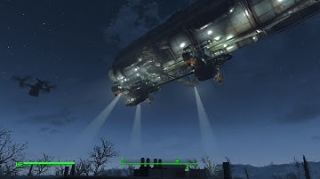 Fallout 4 brotherhood of steel Prydwen first encounter.