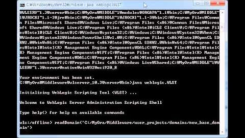 Chapter 3 Using the WLST set Command to Modify Domain Configuration