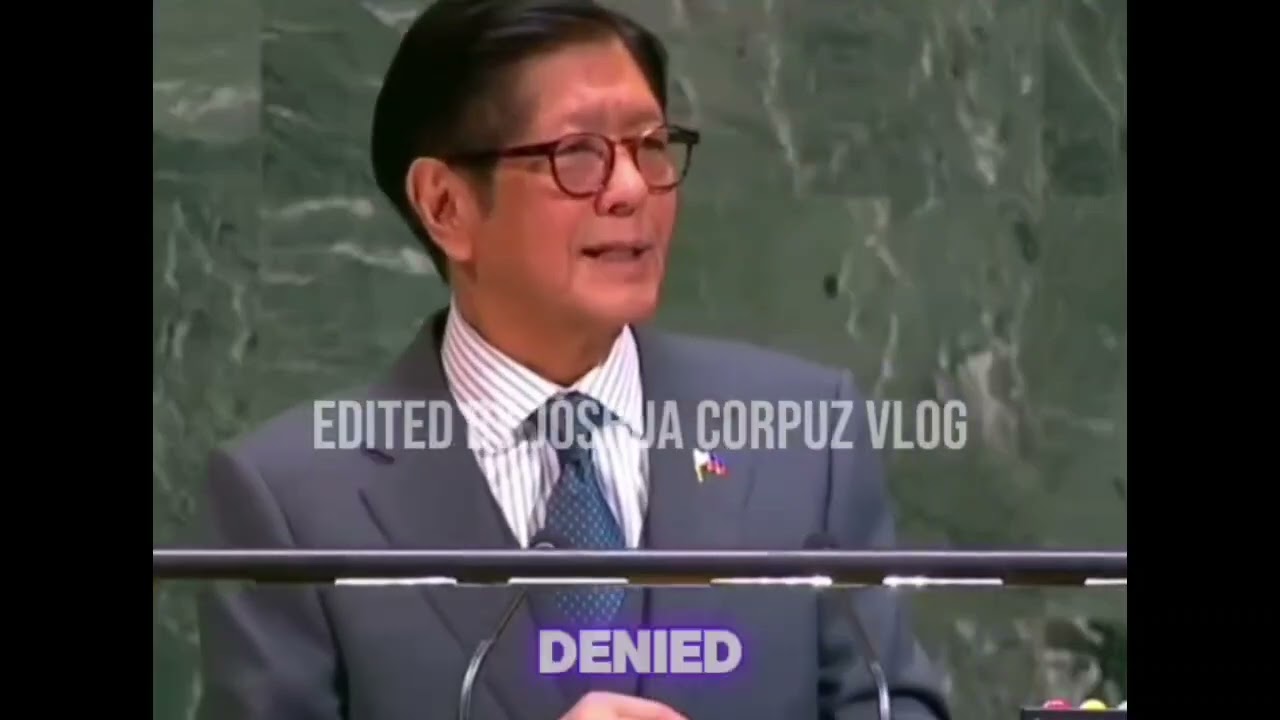 PBBM NAGSALITA NA SA HARAP NG UNITED NATIONS GENERAL ASSEMBLY 