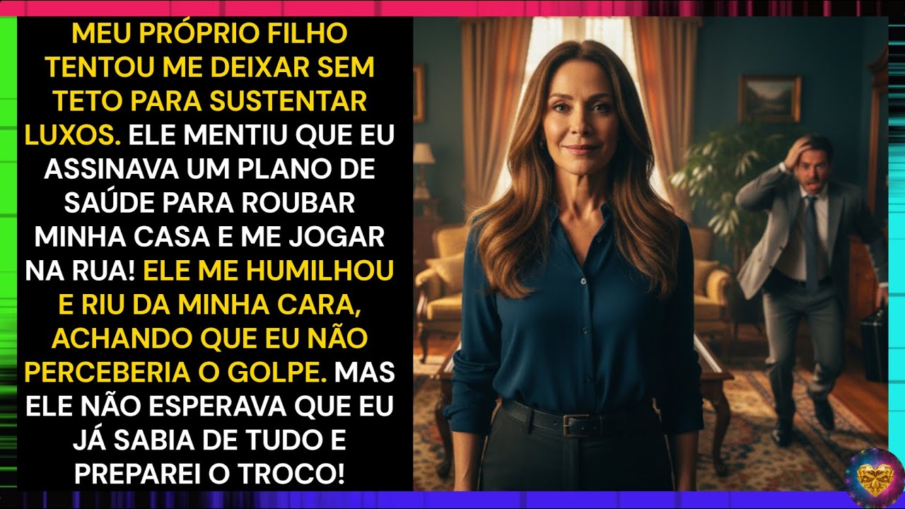 MEU FILHO MENTIU QUE ERA UM PLANO DE SAÚDE PARA ROUBAR MINHA CASA E ME DEIXAR NA RUA! MAS EU FIZ...