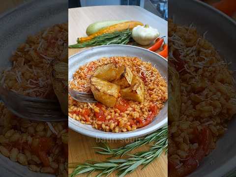 Перловка с сельдереем / Celery root and barley #shorts #рецепт #перловка