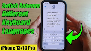 iPhone 13/13 Pro: How to Switch Between Different Keyboard Languages
